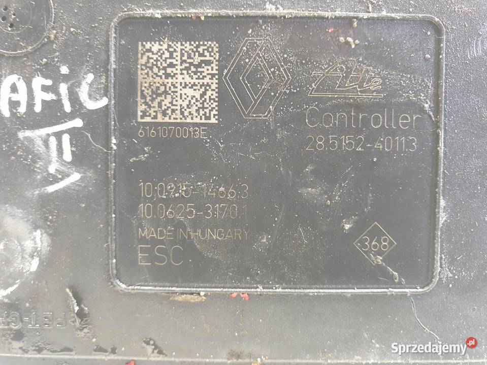 Renault Trafic III POMPA ABS hamulcowa Rudka