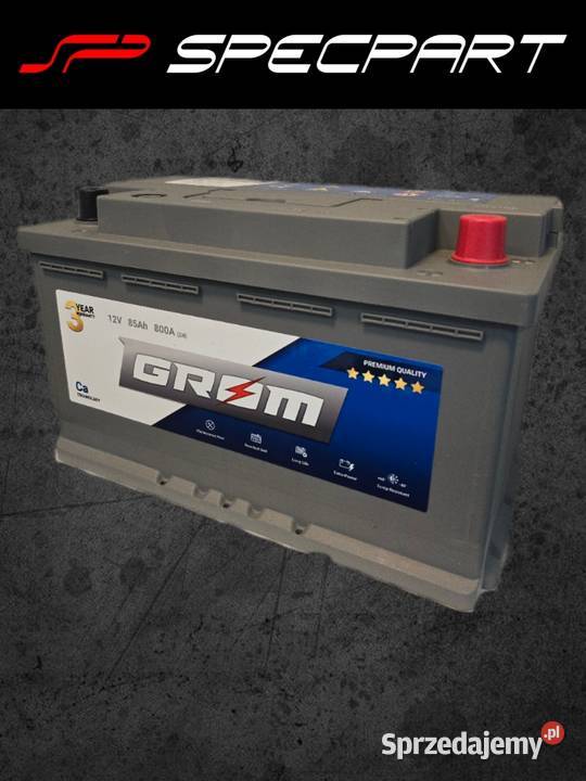 Akumulator GROM Premium 85Ah 800A EN DTR niski