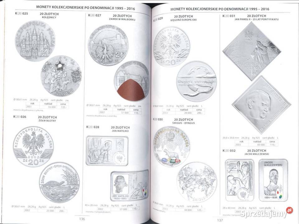 Katalog Monet Polskich Fischer 2024 r Warszawa