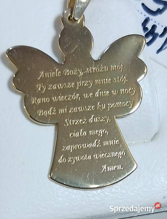 Zawieszka Anioł złoto pr585 Puławy
