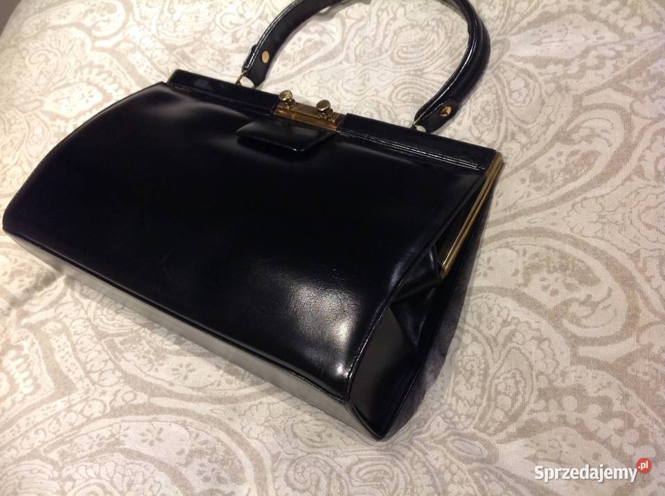 Kuferek Torebka Skórzana Damska Czarna Skóra lubuskie Nowa Sól