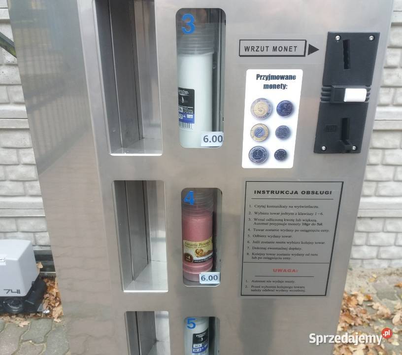 Zniczomat T6 do wkładów do zniczy z płatnością małopolskie