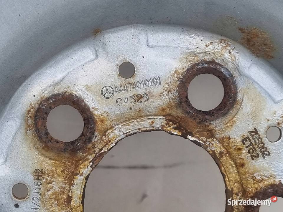 Mercedes Vito KOŁO ZAPASOWE Zapas felga 20565 Rudka