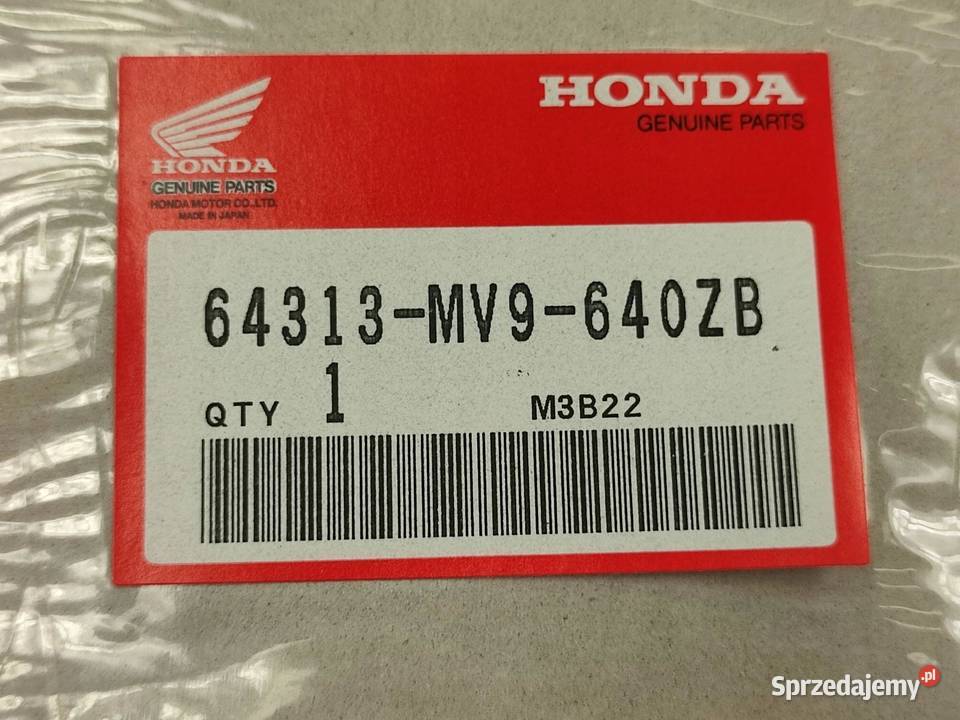 NAKLEJKA PASEK LEWY BOCZEK HONDA CBR600F osobowe