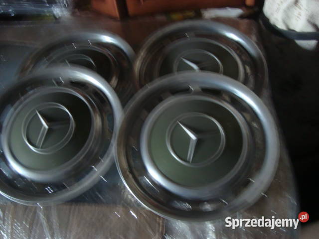 Kołpaki stare chrom klasyk mercedes 14 Inowrocław sprzedam