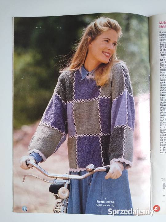 Dama w swetrze 32004 druty pomorskie Gdańsk