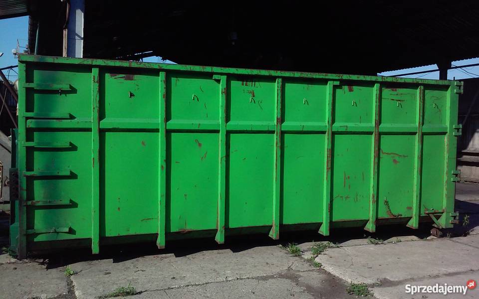 Kontener hakowy ruchoma podłoga uzywany jako podkarpackie Sanok