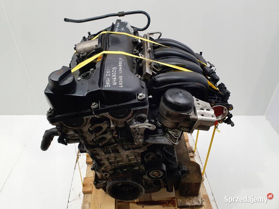 SILNIK KOMPLET BMW E46 20 ładna kompresja N46B20 osobowe Rudka