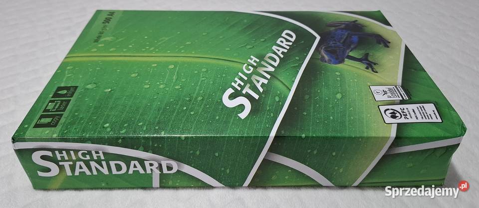 Ryza papieru A4 High Standard biały 80gm2 500 śląskie Czeladź
