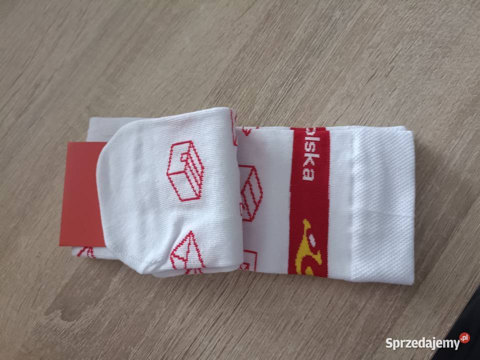 Skarpetki z motywem Poczty Polskiej Kwidzyn