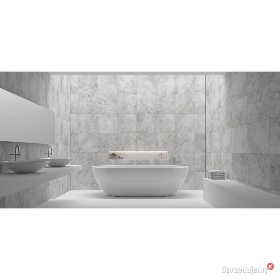 Płytki Marmur Royal White polerowany 61x406x12 Pozostałe