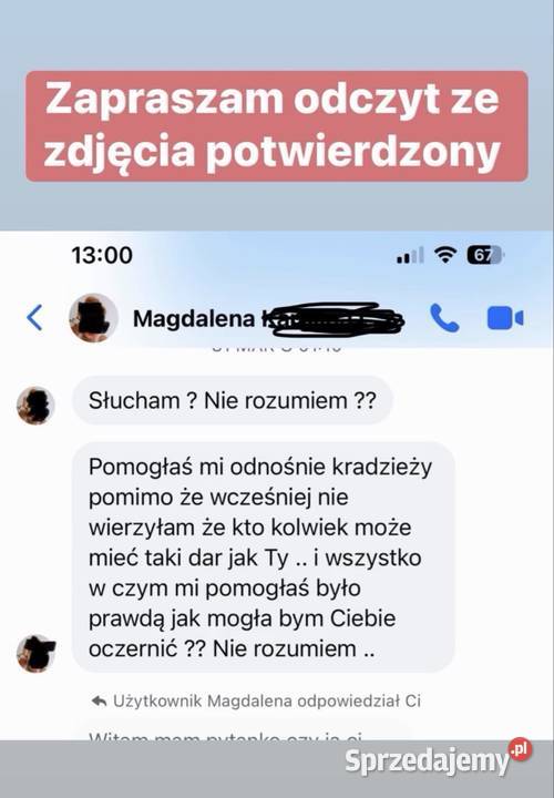 SILNY RYTUAŁ trafne odczyty ze zdjęć Warszawa