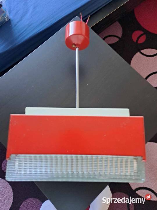 Retro lampa wiszaca firmy Napako z 1971 rzadka Lubań