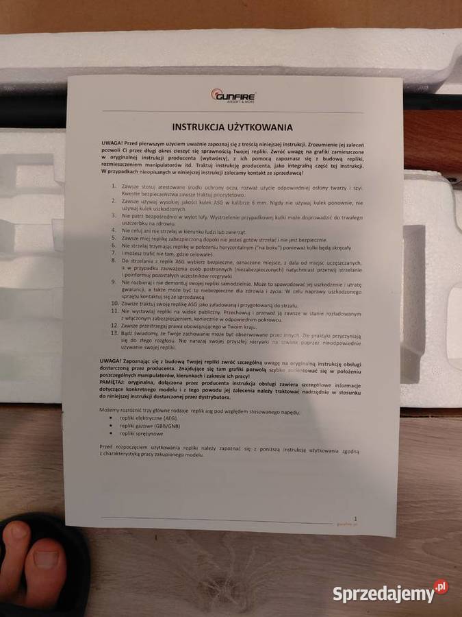 Karabin snajperski na kulki 6mm ASG Cyma 701C Sporty strzeleckie i myślistwo Wrocław