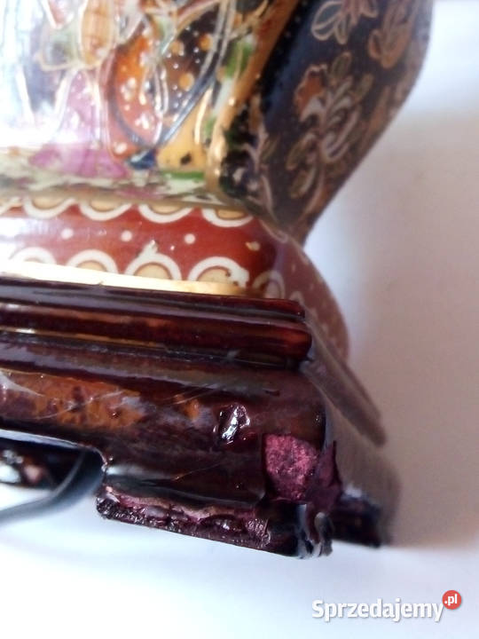 chińska porcelanowa lampa stołowa vintage Częstochowa