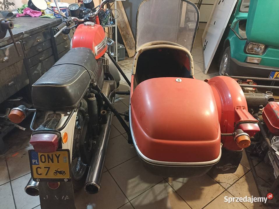 Jawa 350 z wózkiem Velorex gotowa do jazdy opolskie