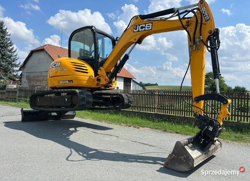 koparka JCB 8045 ZTS3 łyżki w zestawie Wrocław sprzedam