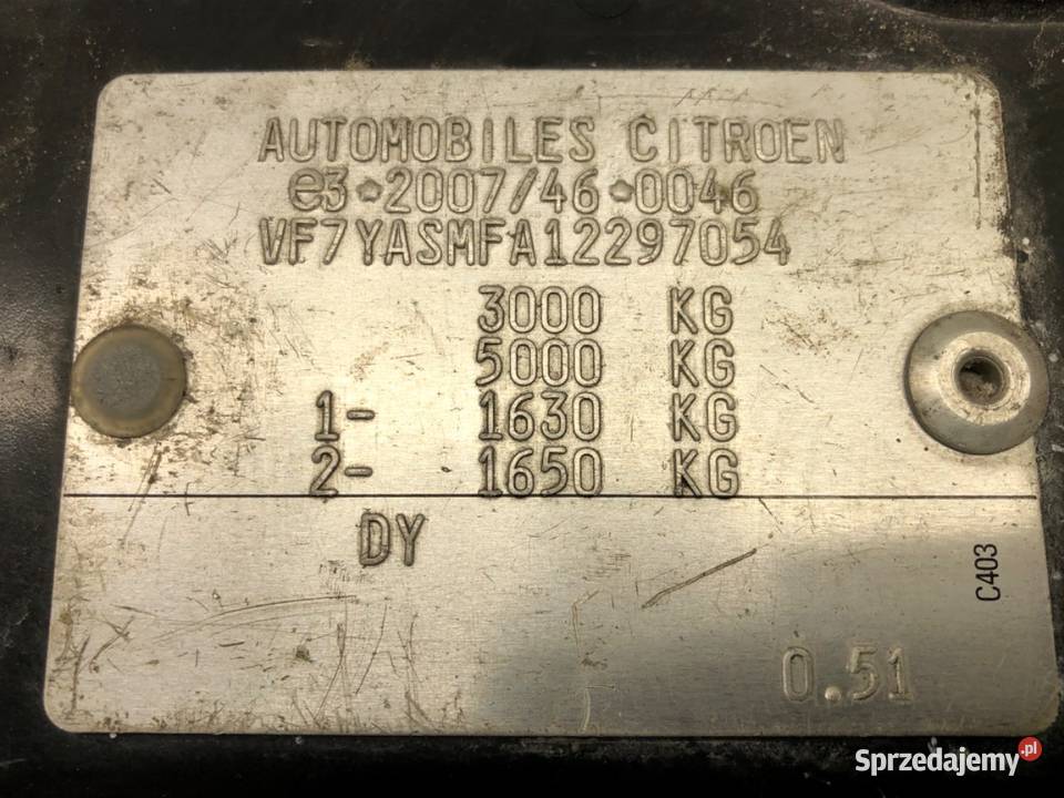 WZMOCNIENIE GÓRNE CITROEN JUMPER II Bus BELKA sprzedam