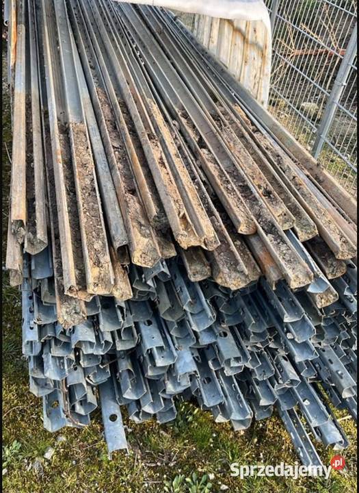 Kołki metalowe 260 m i 230m na ogrodzeniemaliny Ziębice