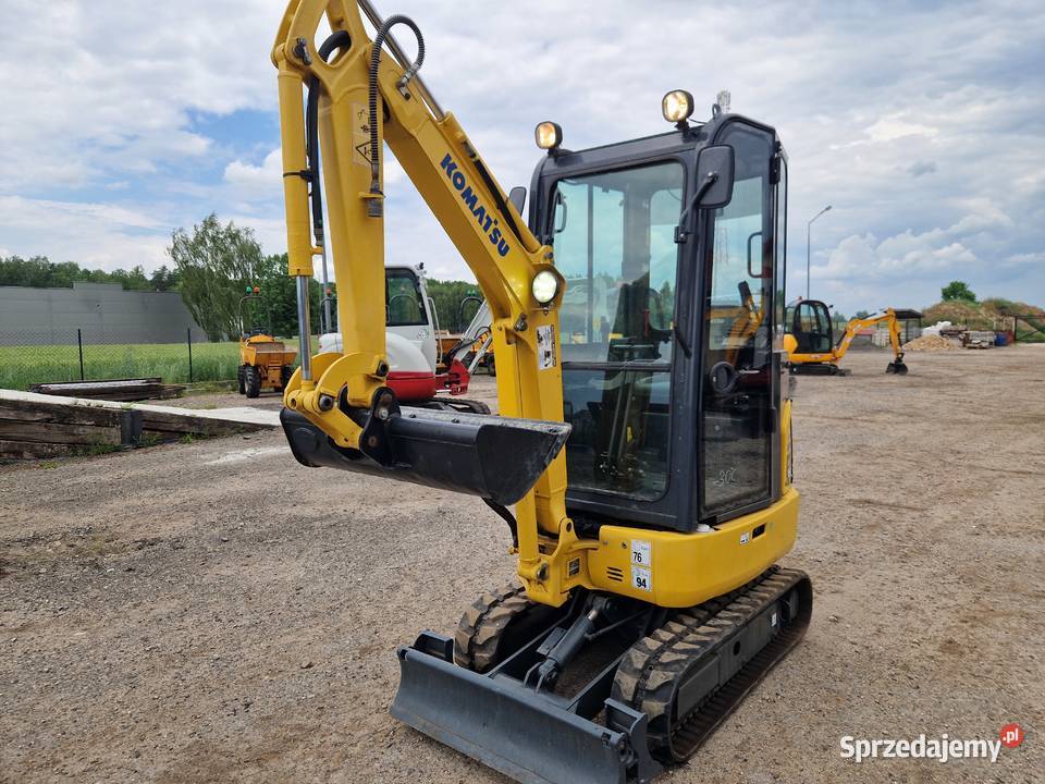 Minikoparka Komatsu PC 16 2018r 1800mtg Ryżki sprzedam
