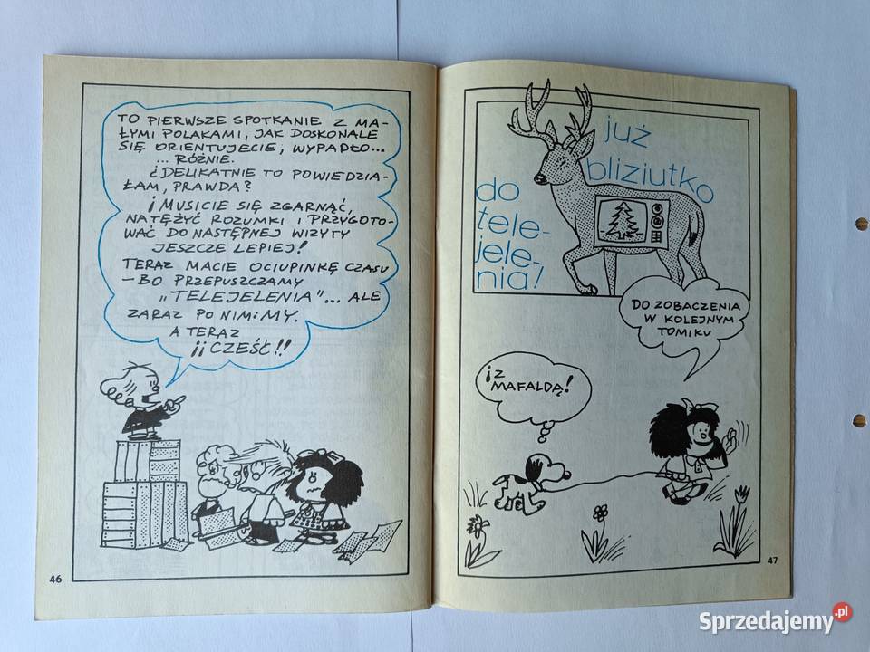 Komiks Fistaszki trzecie spotkanie Ch M Schulz i Gdynia