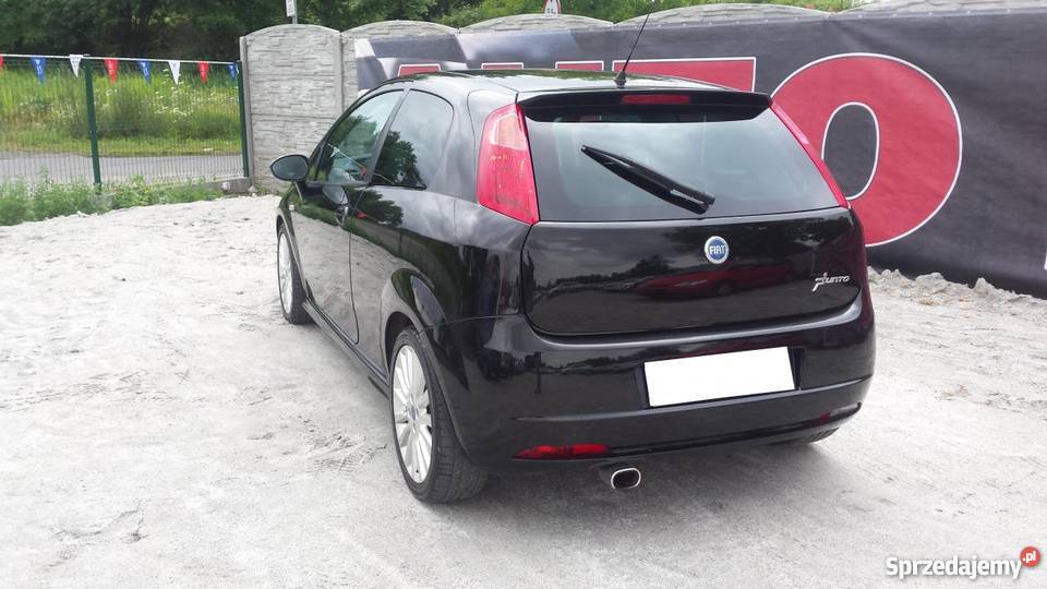 Fiat Grande Punto czarny Strzegom