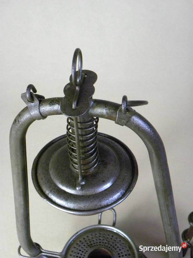 Stara niemiecka lampa naftowa Heinrich Friedrich Legnica