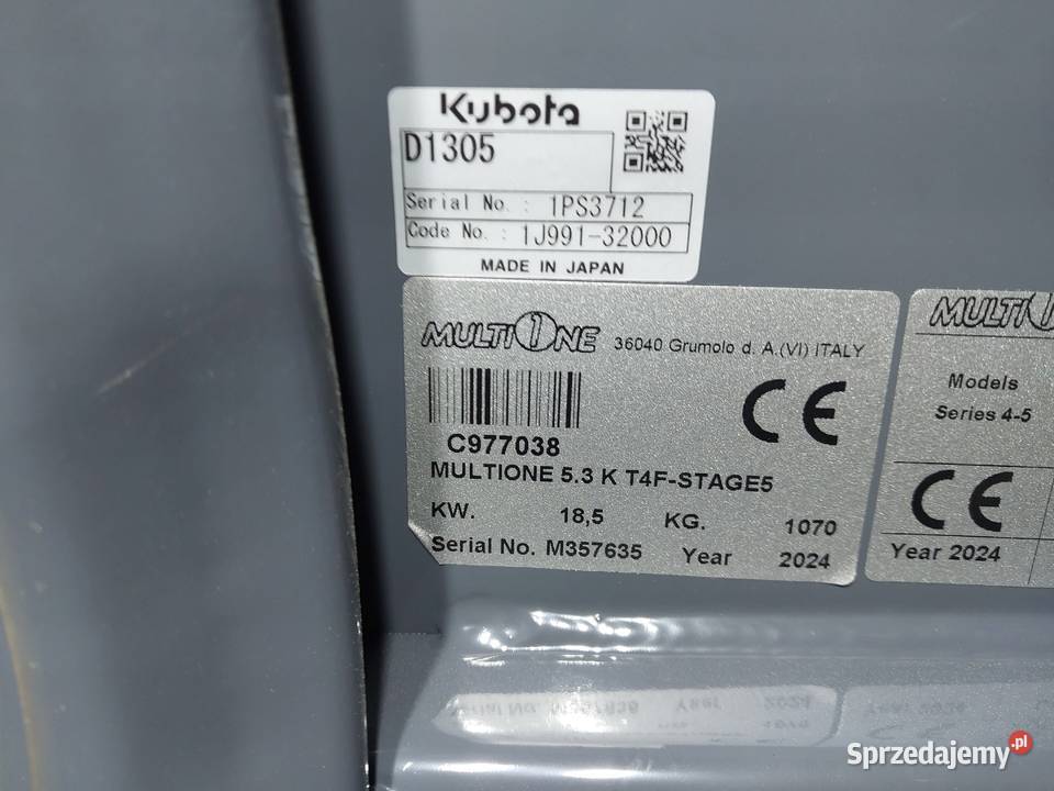 Ładowarka Multione 53k 100mth 24r osprzęt Jelenia Góra sprzedam