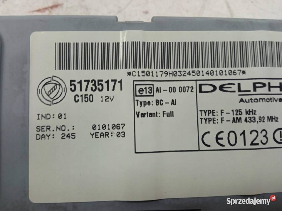 SKRZYNKA BSI 51735171 Fiat Punto II FL 2003 osobowe