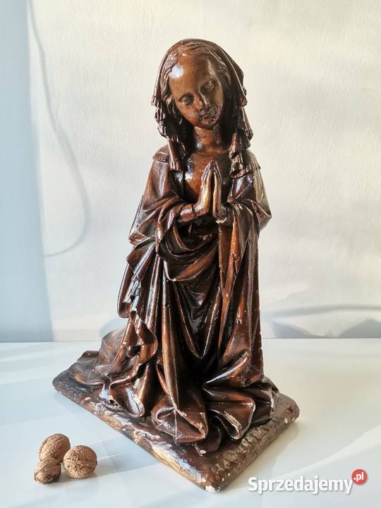 Stara duża przedwojenna figura figurka gipsowa Katowice