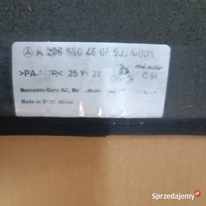 Dywaniki welurowe Mercedes C klasa w206 Dywaniki Jeleśnia