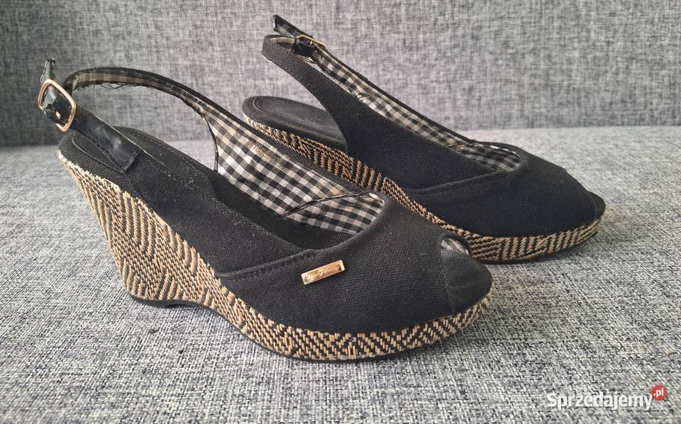 Espadryle sandały na koturnie r37 CCC Darłowo