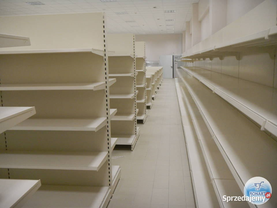 Regał sklepowy metalowy przyścienny tegometall