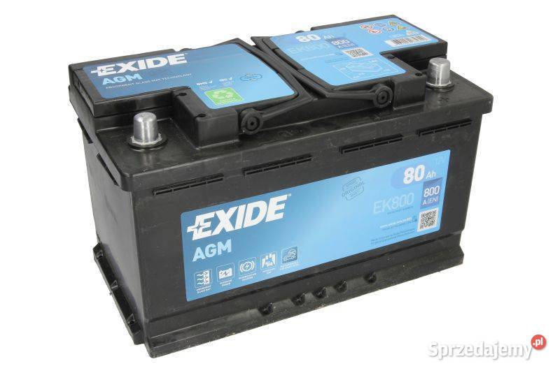 Akumulator EXIDE EK800 12V 80Ah800A STARTSTOP dolnośląskie Wrocław sprzedam