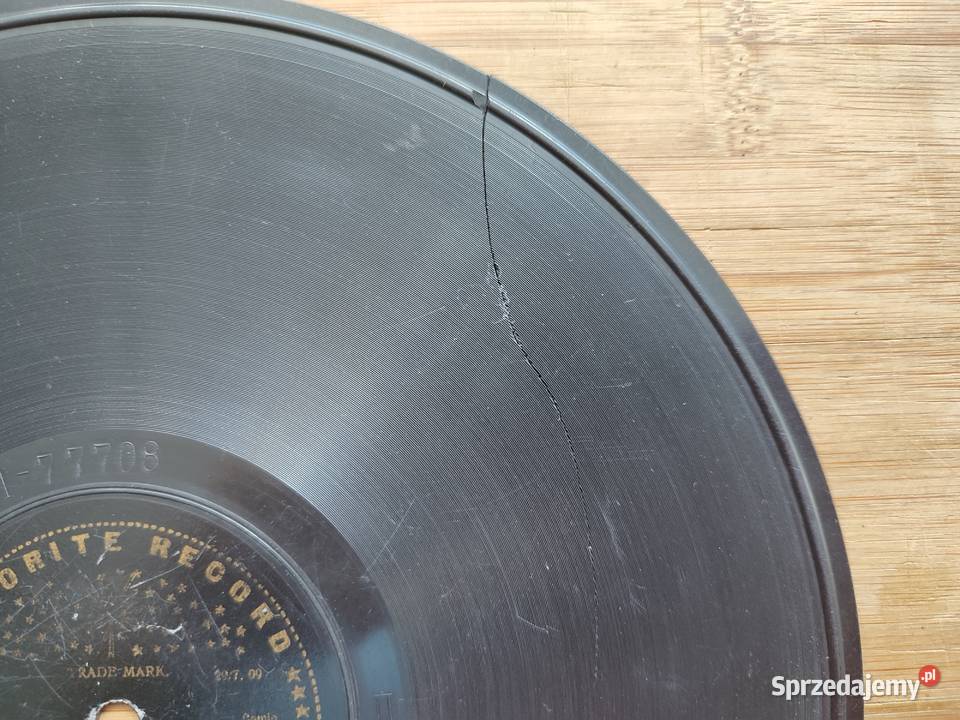 Płyta szelakowa Favorite Record Antoni Fertner Warszawa sprzedam