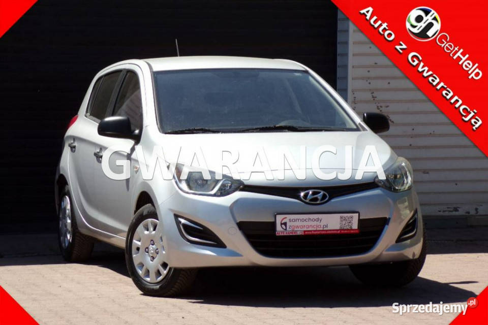Hyundai i20 Klimatyzacja Gwarancja 12 86 2014R I kurtyny powietrzne Mikołów