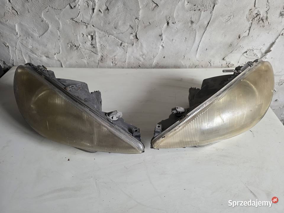 Reflektory lampy przednie przód peugeot 206