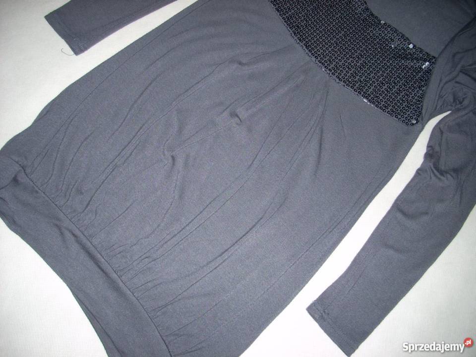 Clockhouse CA Szara Tunika CEKINY j NOWA 34 XS Nowy Sącz