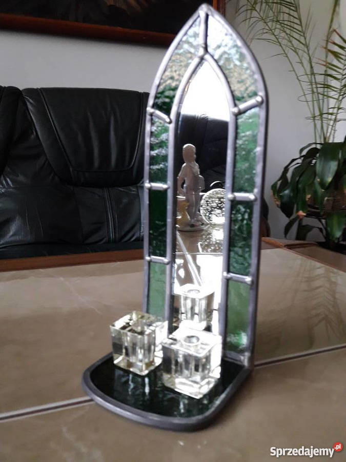 Witraż świecznik Alison Keers Janów Lubelski