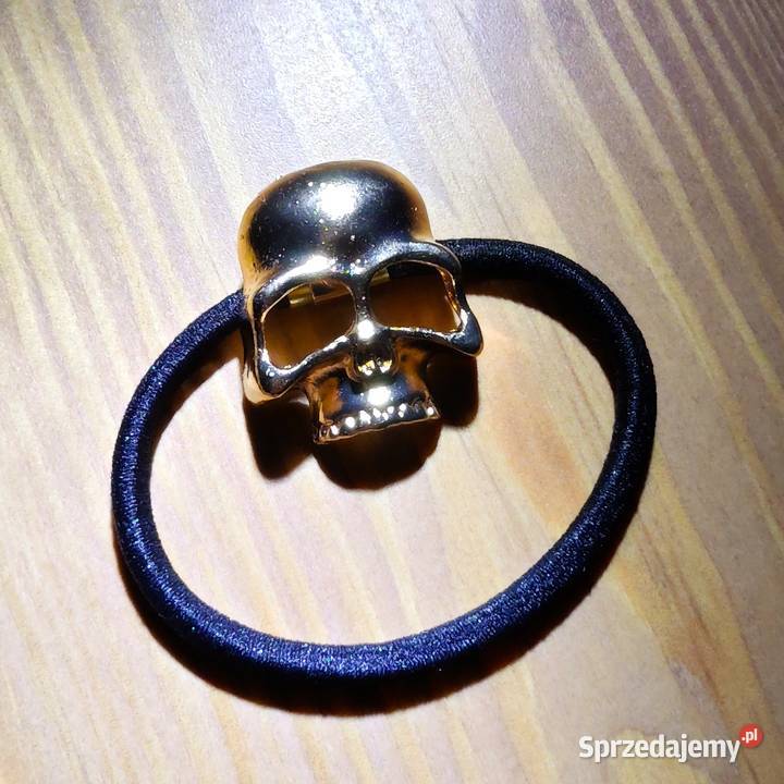 Metalowa frotka do włosów z czaszką Ząbki sprzedam