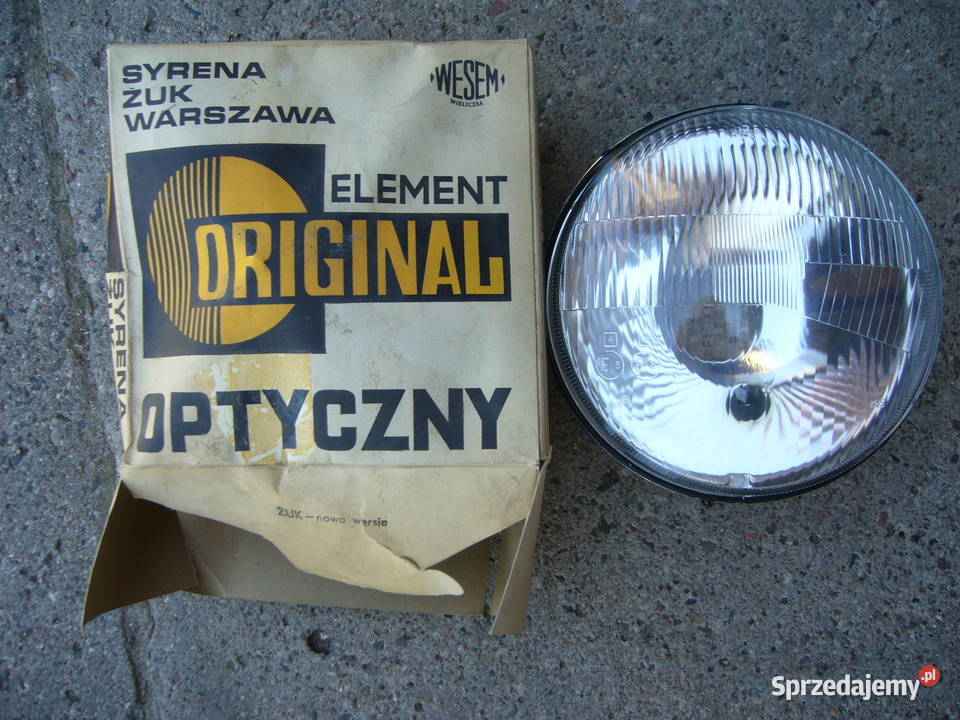Lampa przednia Syrena Żuk Warszawa Lampy przednie