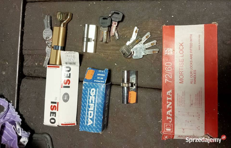 Wkładki drzwiowe zamek podklamkowy jania łódzkie Łódź sprzedam