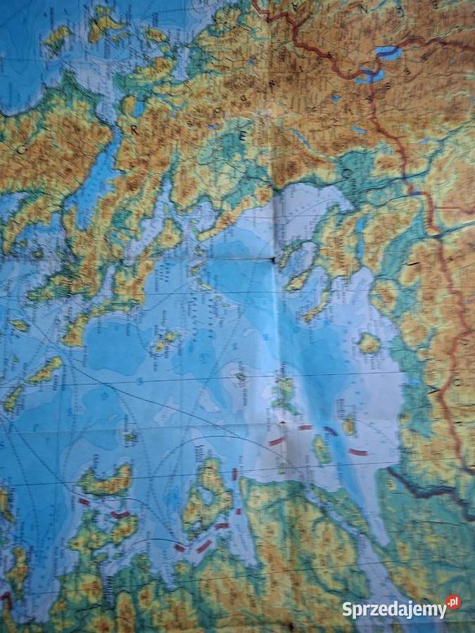 Grecja Albania mapa przeglądowa Europy 11 500 Kraków