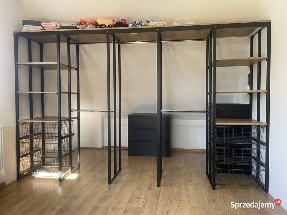 Zabudowa garderoby styl loft szafa na wymiar Kębłowo sprzedam
