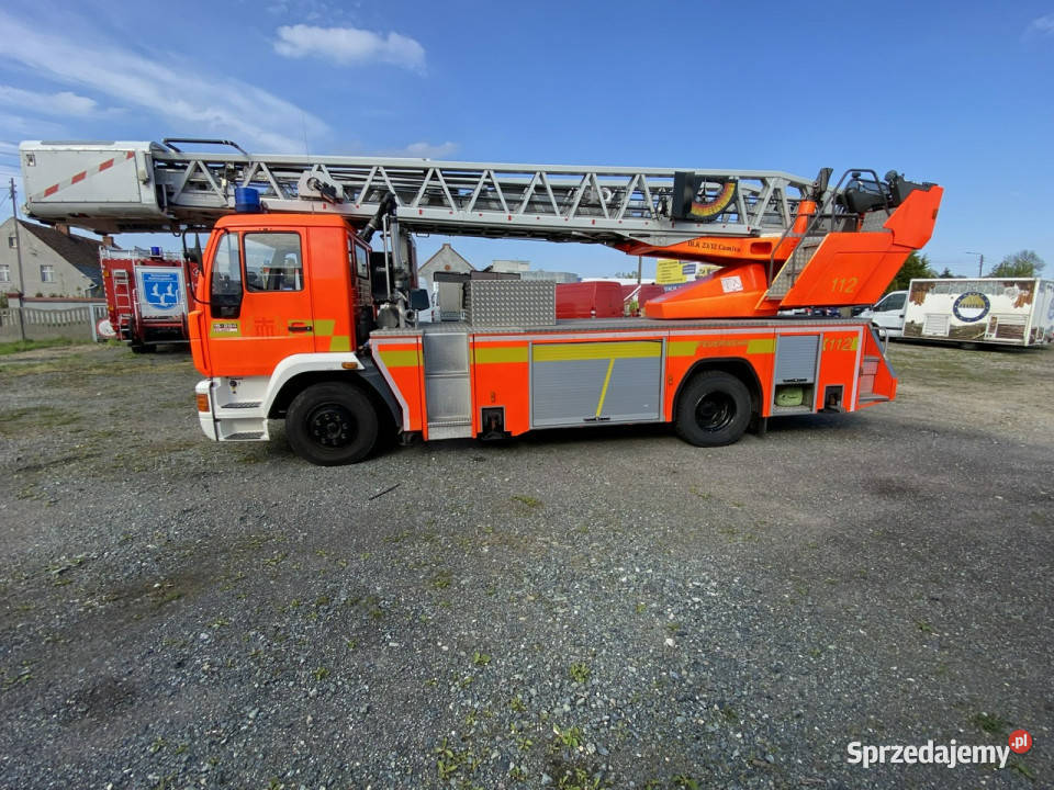Man inny MAN 15264 Straż pożarna drabina Syców