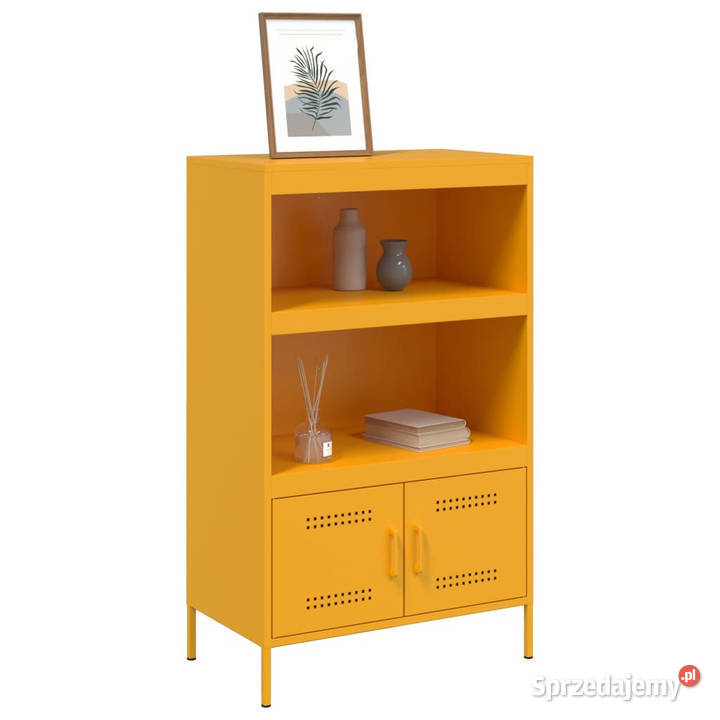 Szafka musztardowa 68x39x113 stalowa WM842973 Warszawa