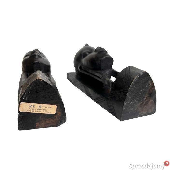 Podpórki pod książki Kenia heban lata 70 Warszawa