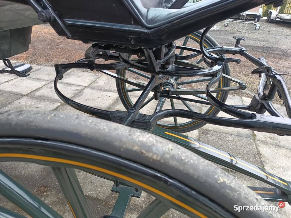 Powóz Konny Lando Bryczka Landauer Kareta łódzkie Dobroń