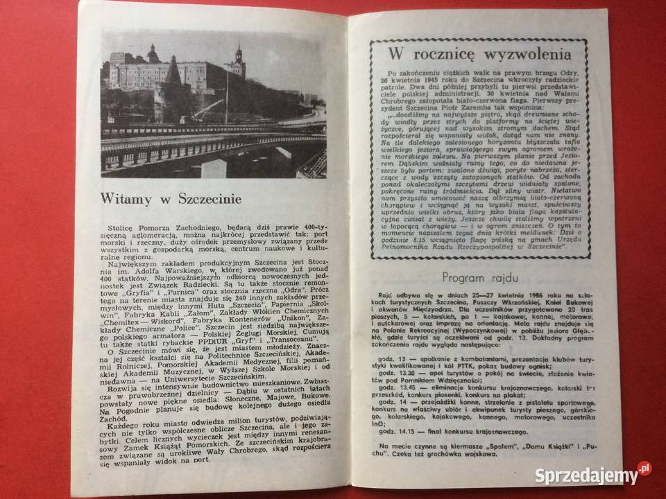 728 Ogólnopolski Rajd Szlakiem Wyzwolenia zachodniopomorskie Szczecin