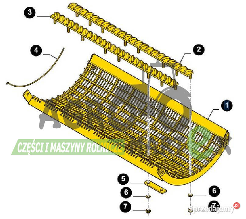 84073335 KLEPISKO ZBOŻOWE CX CNH Części zamienne Wichrów